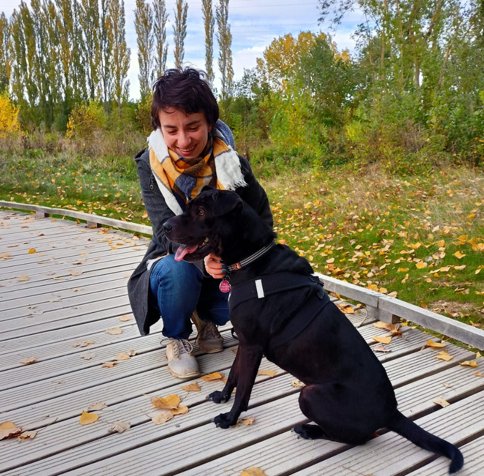 photo de noony la mascotte et de moi